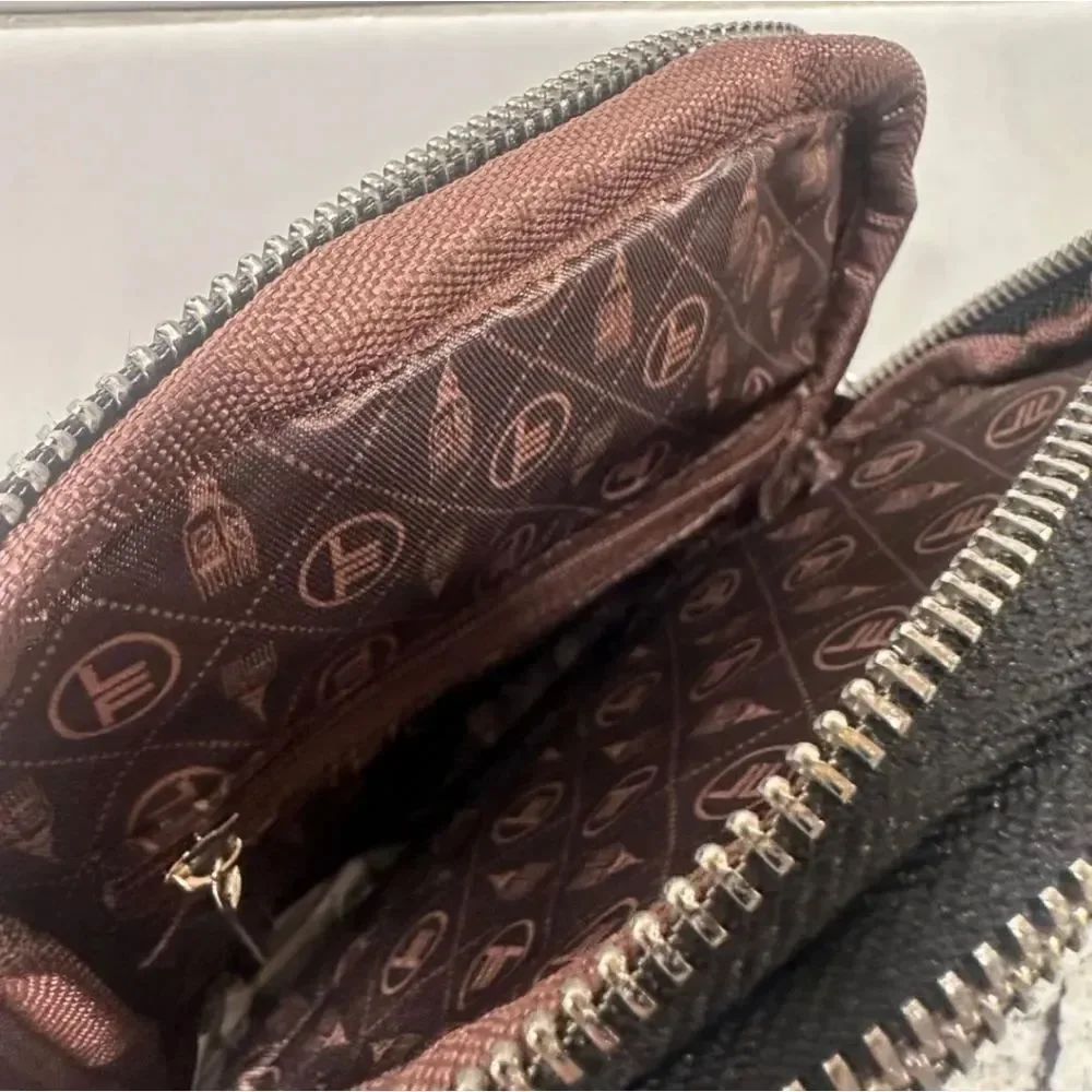 Black Woven Slingbag